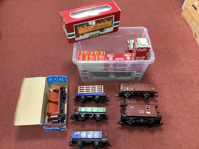 Lot 389 - Six LGB "G" Gauge Boxed items of Rolling Stock,...