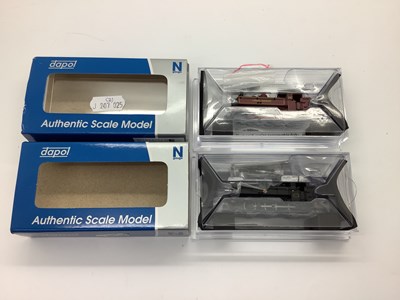 Lot 621 - Two boxed Dapol N gauge 0-6-0 pannier tank...