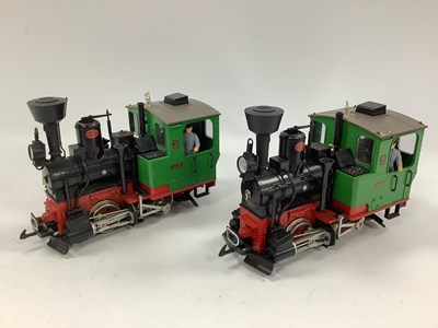 Lot 676 - Two L.G.B Ref 2021 "G" Gauge 0-4-0 "Stainz"...