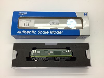 Lot 643 - A Boxed Dapol 'N' Gauge "Hymek" diesel...