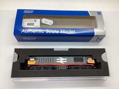 Lot 602 - A Boxed Dapol 'N' Gauge Class 58 Diesel...