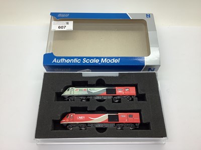 Lot 607 - A Boxed Dapol 'N' Gauge Class 43 HST Twin Pack,...