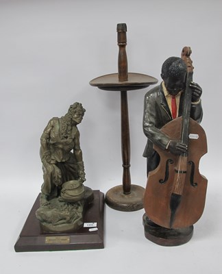 Lot 1443 - Zulu Witchdoctor/diviner Bronze with green and...