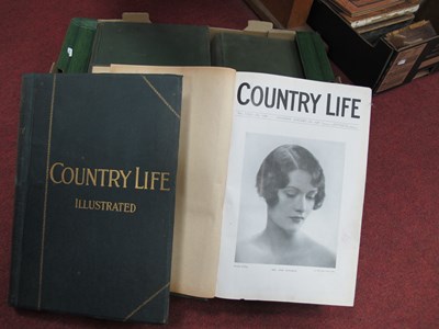 Lot 1315 - Counrty Life Illustrated Magazines, 1920's and...