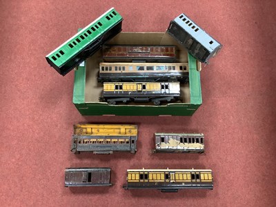 Lot 344 - Eight 7mm/10mm Coach Bodies for Spares or...