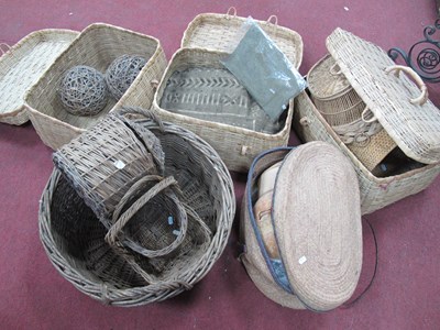 Lot 1234 - A Quantity of Vintage - Modern Basketware,...