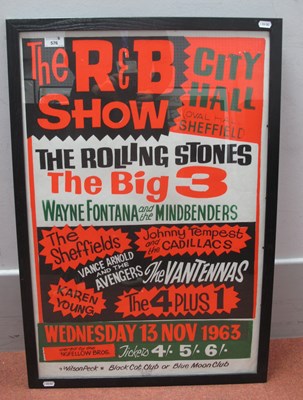 Lot 576 - The Rolling Stones - Framed 2004 Reproduction...