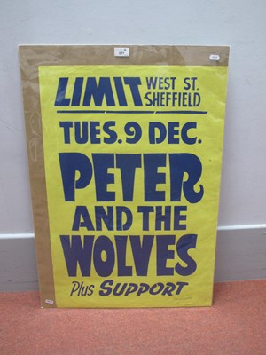 Lot 577 - Peter & The Wolves - Limit Sheffield Concert...