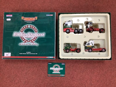 Lot 561 - A Corgi #CC99202 1:50 Eddie Stobart 40th...