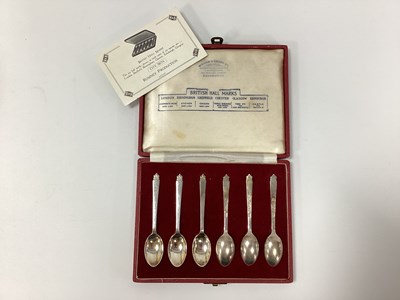 Lot 22 - Robert & Belk; Six Hallmarked Silver...