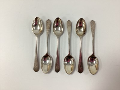 Lot 25 - A Set of Six Hallmarked Silver Coffee Spoons,...