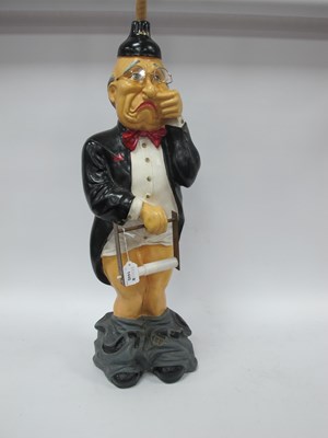 Lot 1445 - A Vintage Novelty Double Toilet Roll Stand, as...