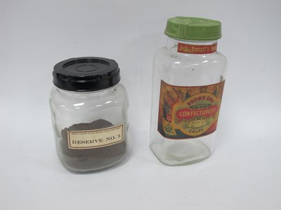 Lot 1436 - A Mid XIX Century 'Sweet Shop Jar' with green...