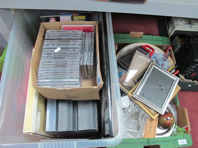 Lot 1030 - Cassettes, CDs, books, mixing bowl, telephone,...