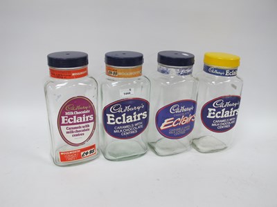 Lot 1444 - Four Oval 1980s Cadbury's Eclairs Shop Jars,...