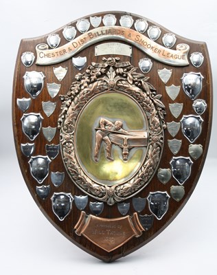 Lot 1320 - A Large Decorative Circa 1960 Shield Trophy...