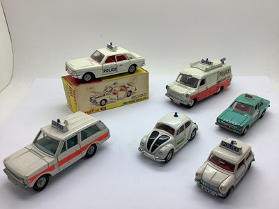 Lot 636 - Six original Corgi and Dinky 1970's models all...
