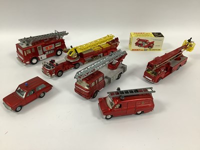 Lot 433 - Six original Diecast models by Dinky and Corgi,...