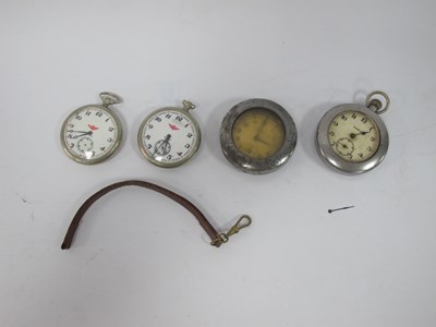 Lot 1298 - Four Vintage Pocket Watches, including two...