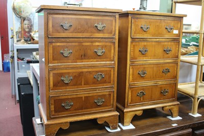 Lot 1527 - Pair of Yew Wood Small Chests, circa mid XX...