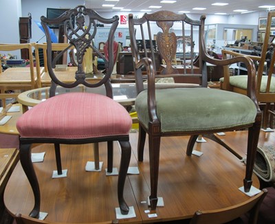 Lot 1568 - Early XX Century Mahogany Parlour Armchair,...