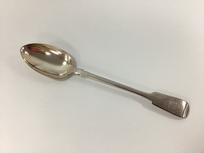 Lot 27 - A Victorian Hallmarked Silver Fiddle Pattern...