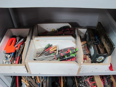 Lot 1148 - Allen Keys, chisels, rasps, files and other...