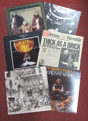 Lot 640 - Seven Jethro Tull Vinyl LP's, Minstrel in the...