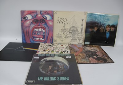 Lot 807 - Seven Rock LP's, including The Rolling Stones,...
