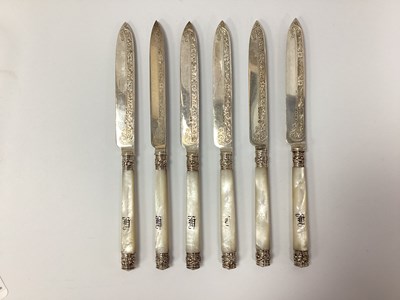 Lot 14 - A Matched Set of Six Victorian Hallmarked...