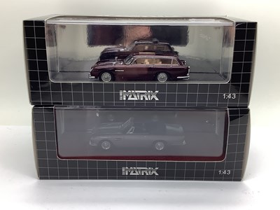 Lot 659 - Two boxed Matrix Scale Models, 1:43 scale...