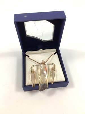 Lot 218 - Swarovski; A Pair of 'Stonehenge' Faceted...