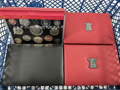 Lot 395 - Four Royal Mint UK Proof Year Coin Sets, 2004,...
