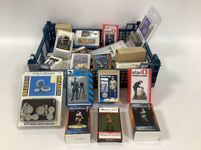 Lot 369 - A Quantity of Plastic, White Metal Model...