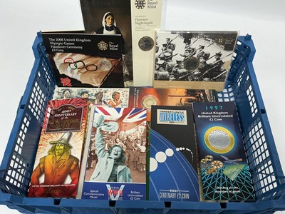 Lot 411 - Thirteen Royal Mint UK Bunc £2 Coin Packs,...