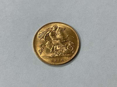 Lot 618 - 1913 George V Gold Half Sovereign.