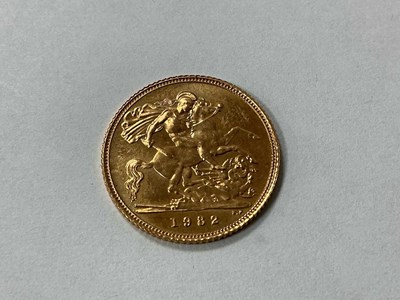 Lot 615 - 1982 QEII Gold Half Sovereign.