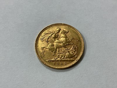 Lot 632 - 1902 Edward VII Gold Sovereign.