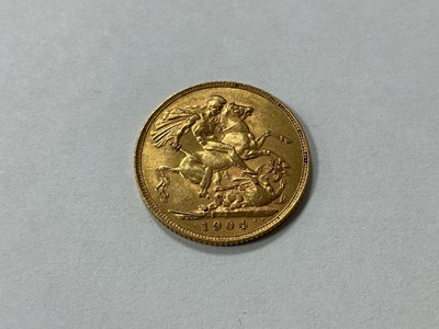 Lot 636 - 1904 Edward VII Gold Sovereign.