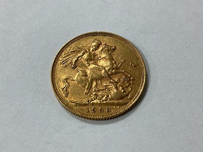 Lot 650 - 1908 Edward VII Gold Sovereign.