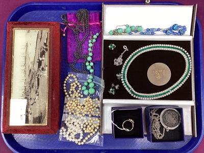 Lot 263 - Ciner; A Stylish Art Deco Style Green and...