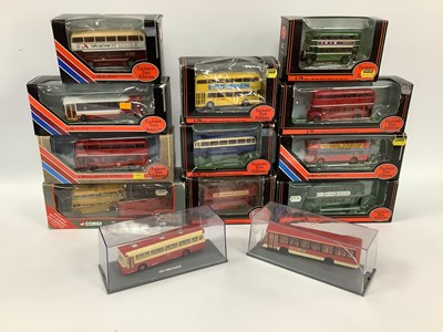 Lot 436 - Fourteen 1:76 Scale Diecast Model Buses, by...