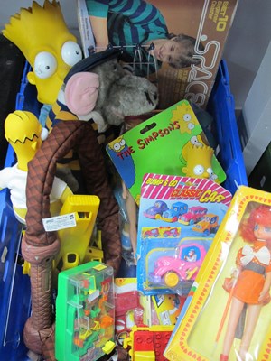 Lot 1016 - A Quantity of Toys, dolls, figures to include...