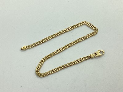 Lot 149 - A Greek Key Design Bracelet, the openwork...