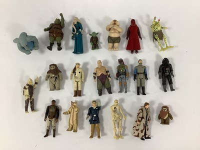 Lot 486 - Twenty original Star Wars trilogy plastic...