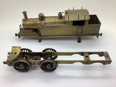 Lot 578 - A Part-Built 'O' Gauge Brass Kit, for a 0-4-4...