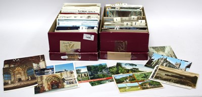 Lot 1456 - A large collection of postcards featuring...