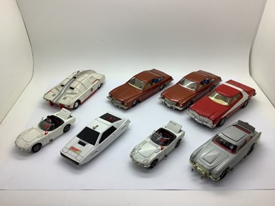 Lot 608 - Eight Diecast Model Vehicles, by Corgi, Dinky....