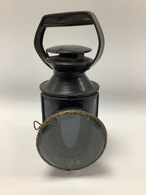 Lot 301 - Railwayana - a Tri-aspect Railway Lamp with...