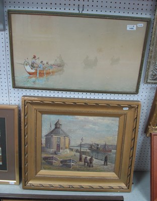 Lot 1488 - Alex Cartto?, Oil on Canvas of a Steamship,...